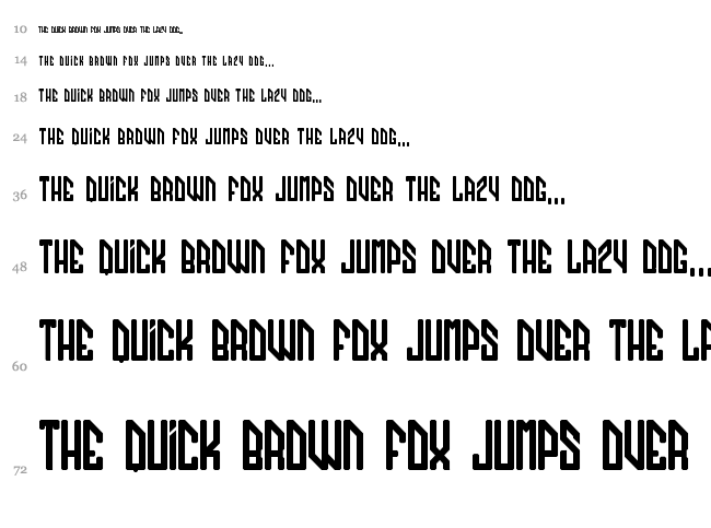 Jackie talks to you! font waterfall